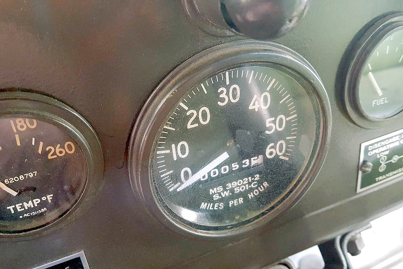 This World War II car’s speedometer topped out at 60 mph