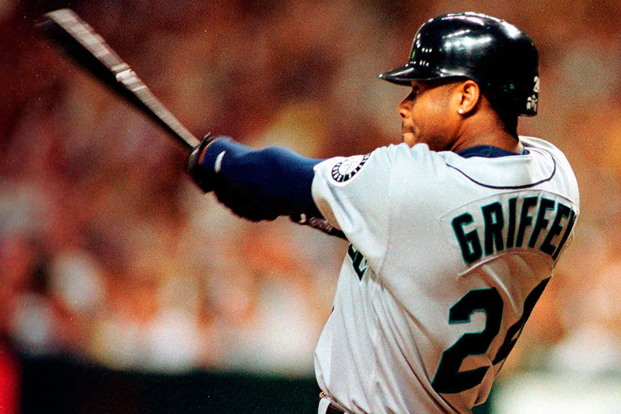 Griffey back with a swing in his step