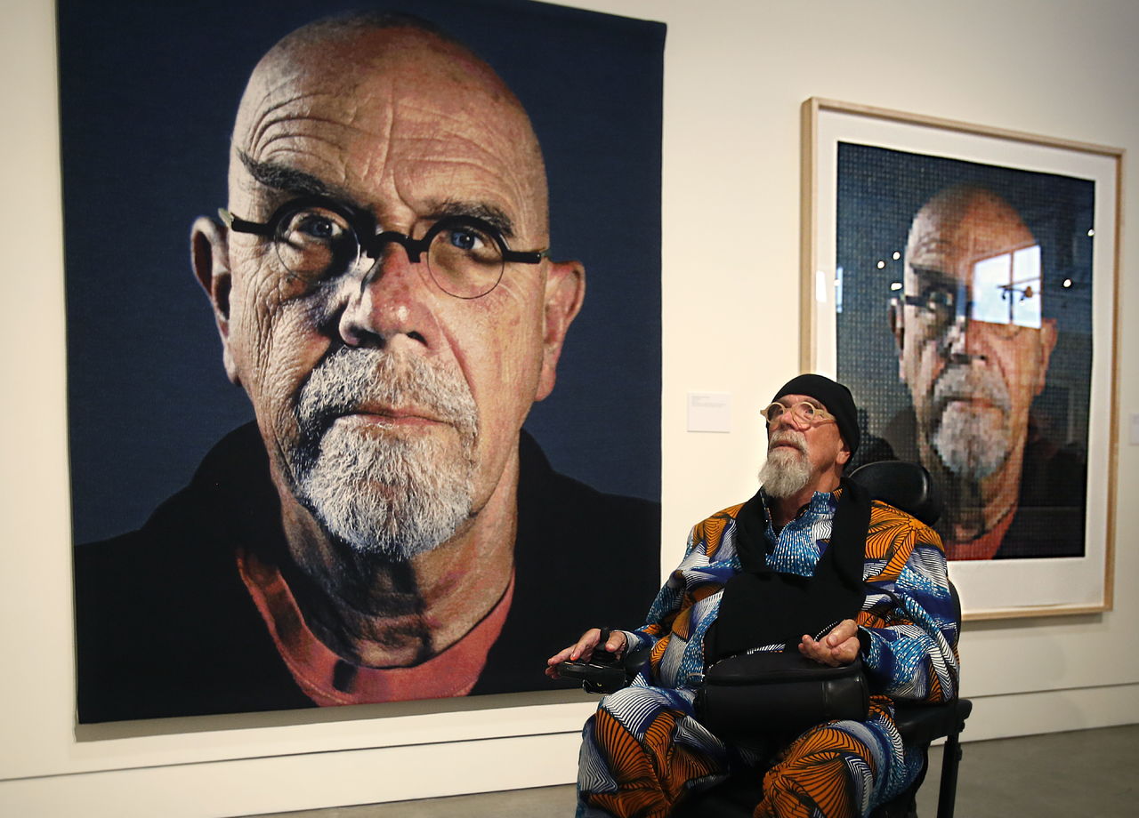 Artist Chuck Close returns to old friends and a show at The Schack ...