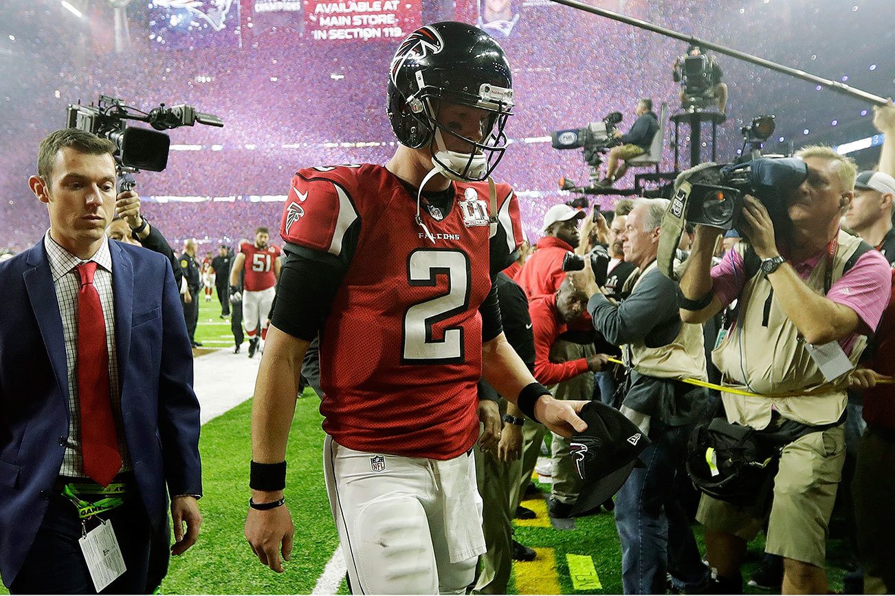 Falcons' Super Bowl collapse may rank as worst in sports history