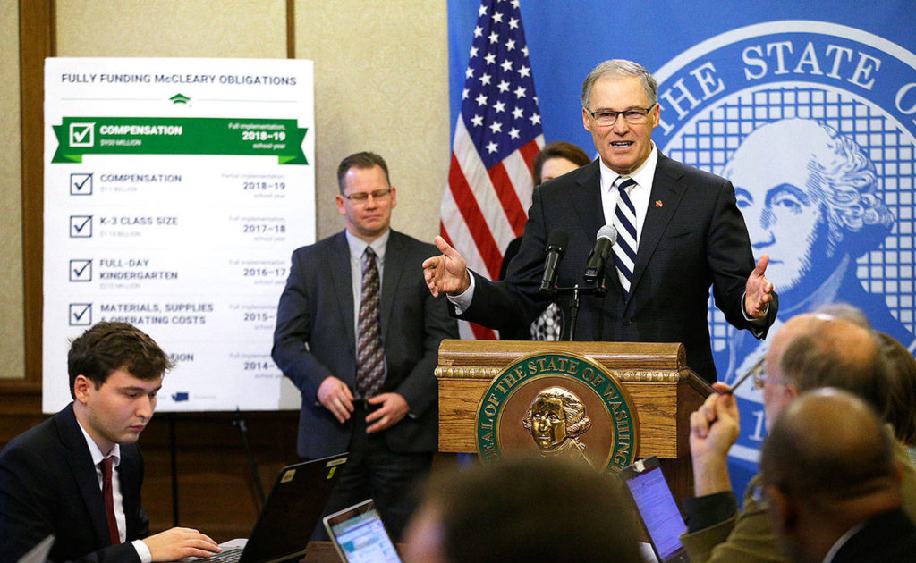 Inslee’s Budget Solves School Funding With Help From Carbon | HeraldNet.com