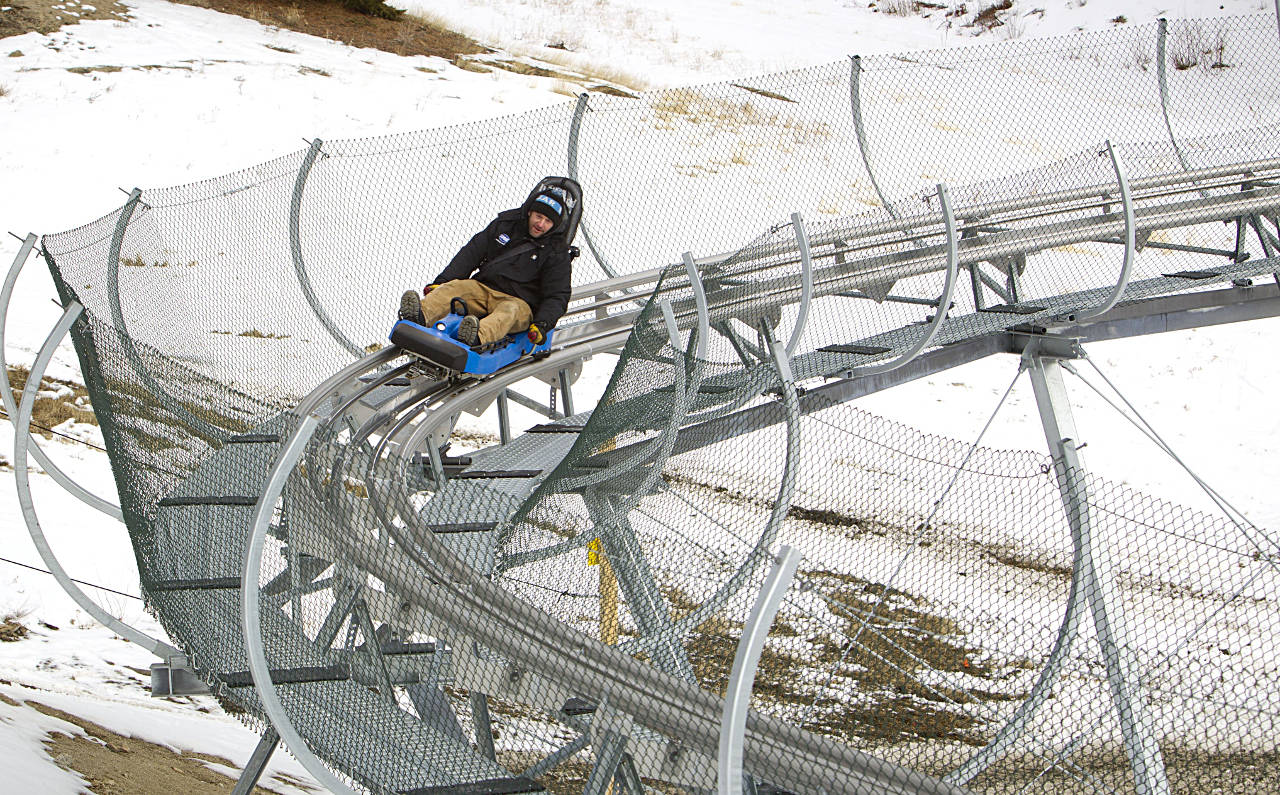 Idaho s new mountain coaster is high thrill and low skill