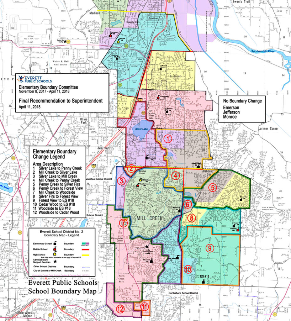 New boundaries coming for Everett elementary schools | HeraldNet.com