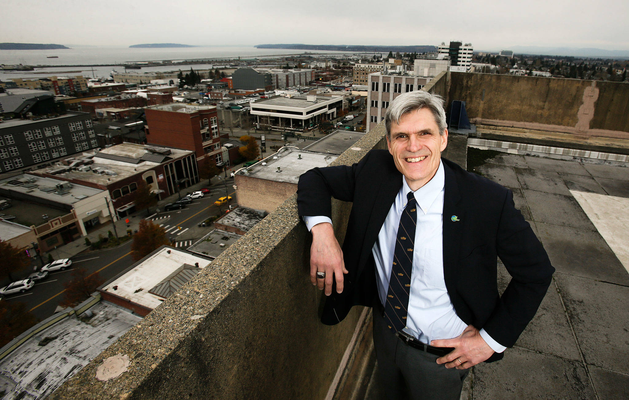 Dan Eernissee, Everett’s new director of economic development, sees big potential downtown. (Andy Bronson / The Herald)