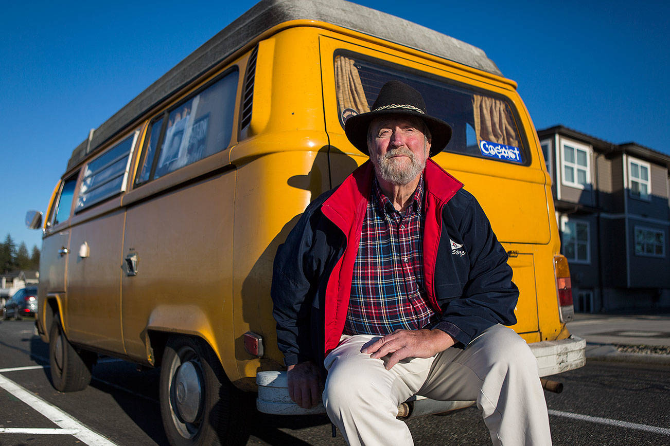 He's the man whose yellow VW van gets attention in Edmonds | HeraldNet.com
