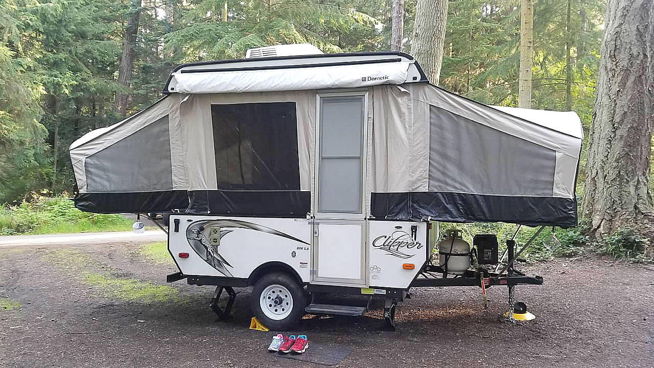 Pop-up tent trailer lets family 'upgrade' their camping trips |  HeraldNet.com