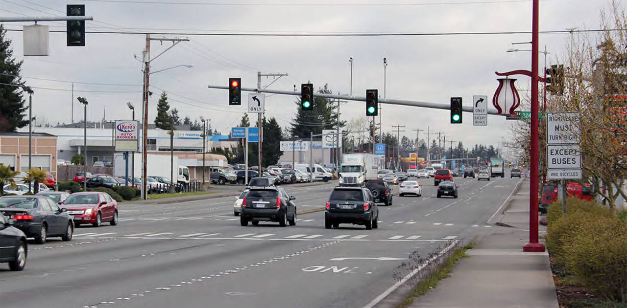 Highway 99 at 224th St. SW in Edmonds. (City of Edmonds)