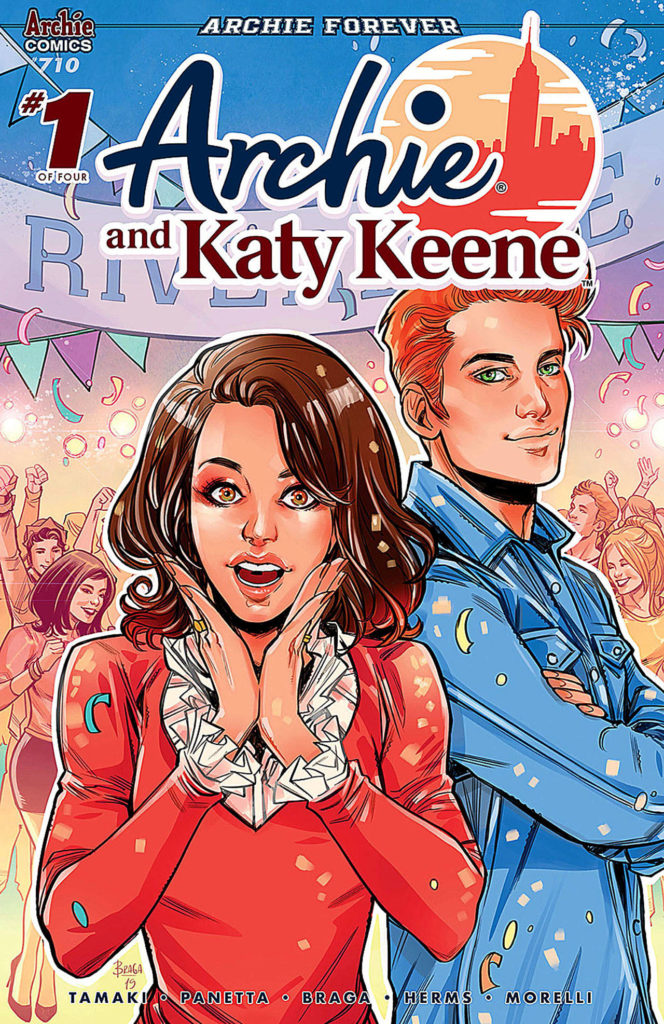 Current “Archie” comics feature a major guest appearance by Katy Keene when she was still a teenager. On TV, she’s twentysomething. (Archie Comics)
