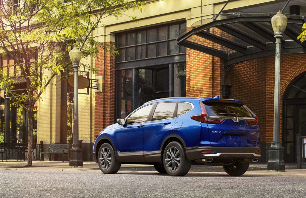 A 1.5-liter turbocharged engine is standard in every 2020 Honda CR-V trim level. (Manufacturer photo)
