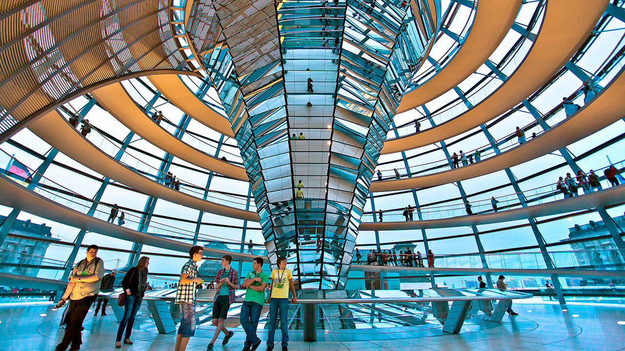 Berlin's Reichstag: Teary-eyed Germans and a big glass dome | HeraldNet.com