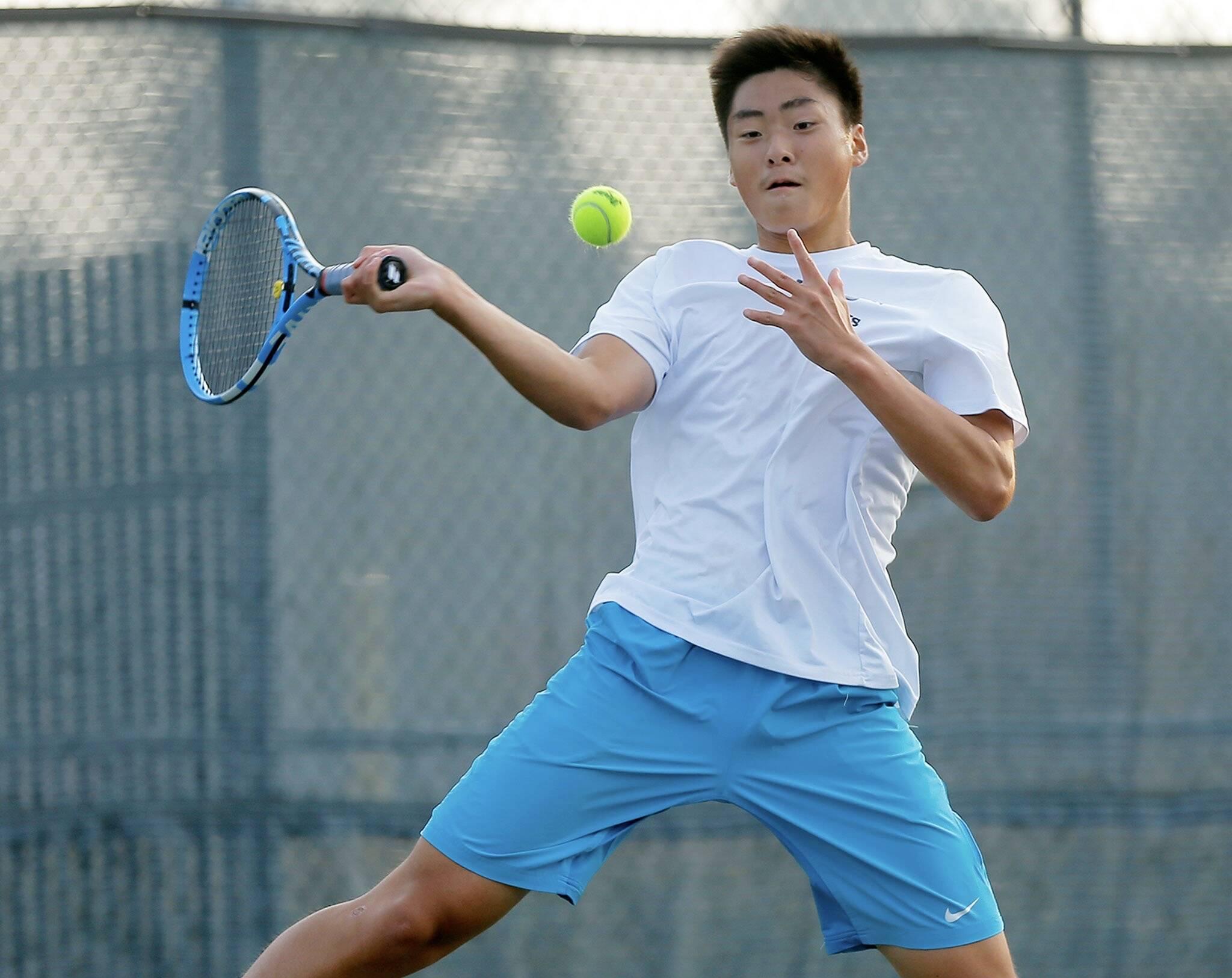 Jackson's star trio dominates 4A boys district tennis tourney |  HeraldNet.com