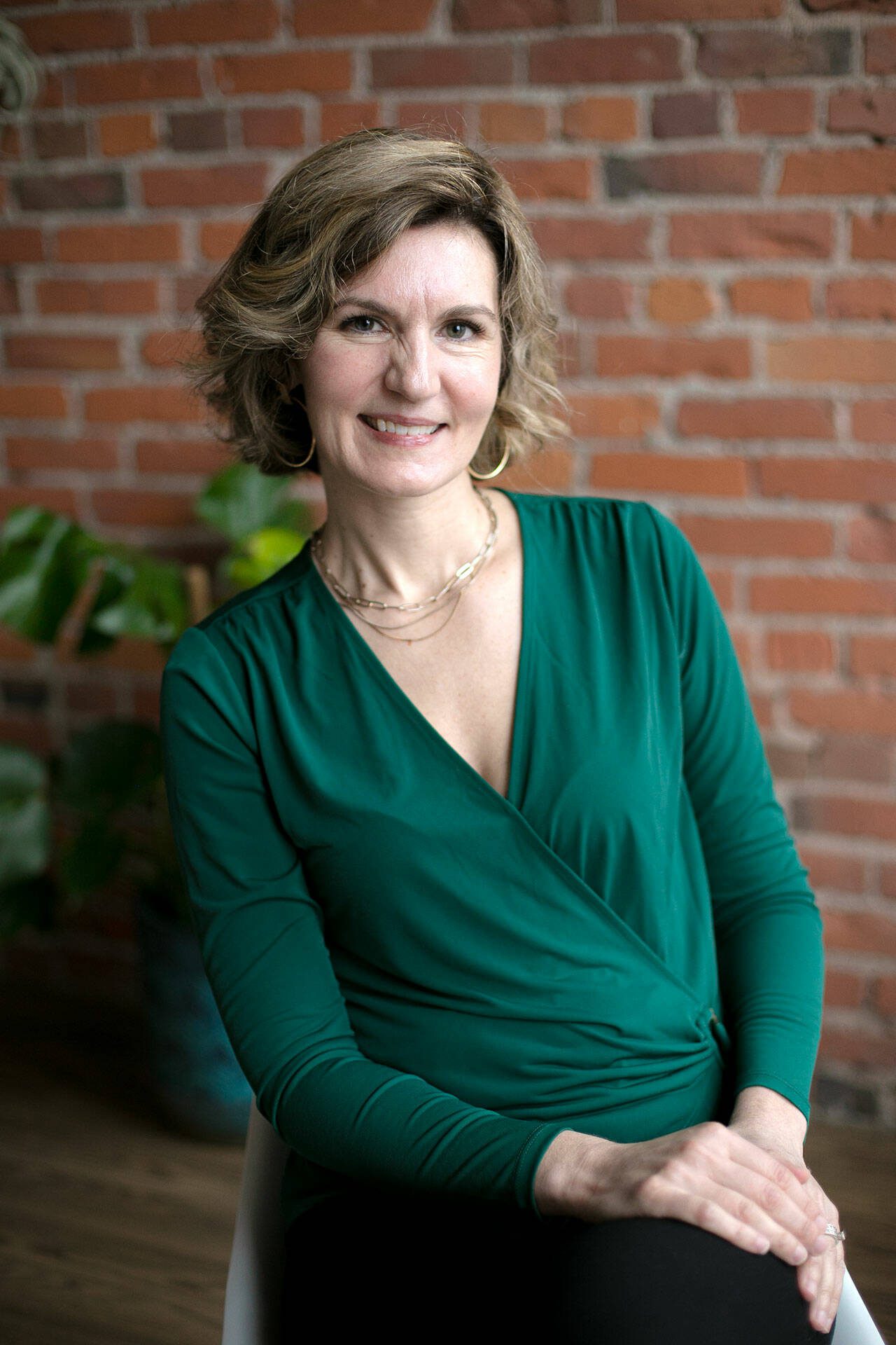 Maygen Hetherington, executive director of the Historic Downtown Snohomish Association, is pictured in her office on Thursday, Feb. 15, 2024, in Snohomish, Washington. (Ryan Berry / The Herald)