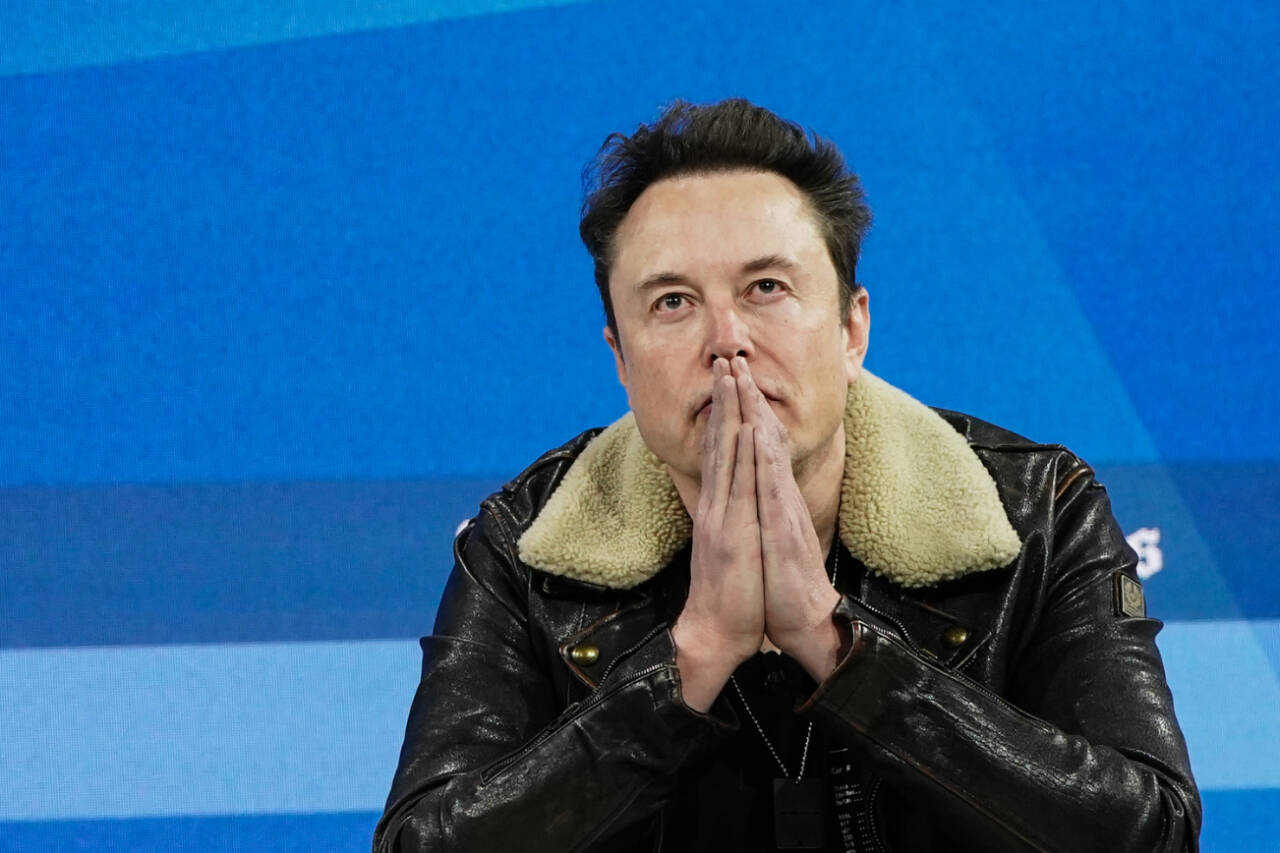 Elon Musk, the billionaire owner of X, at a conference in New York on Nov. 29, 2023. (Haiyun Jiang / The New York Times)