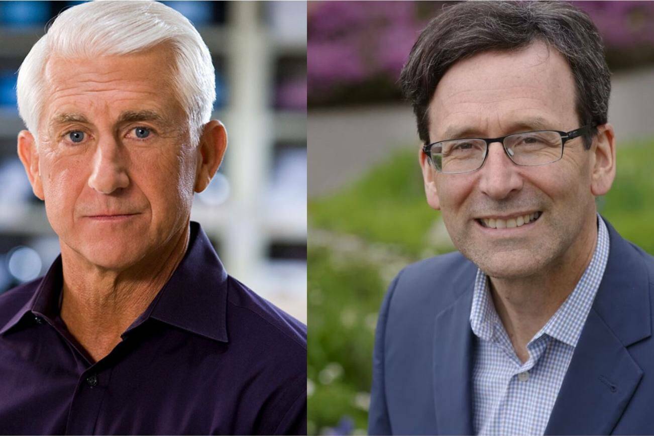 Republican Dave Reichert, left, and Democrat Bob Ferguson, right. (Campaign photos)