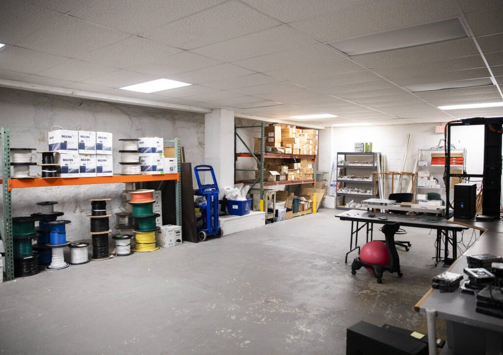 Inside a portion of Interface Technologies Northwest’s warehouse space on Monday, Dec. 30, 2024, in Everett, Washington. (Olivia Vanni / The Herald)
