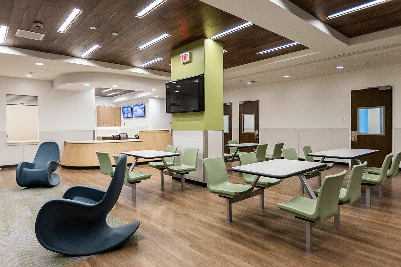 The second floor of the Lynnwood Crisis Center on Friday, Feb. 7, 2025 in Lynnwood, Washington. (Olivia Vanni / The Herald)